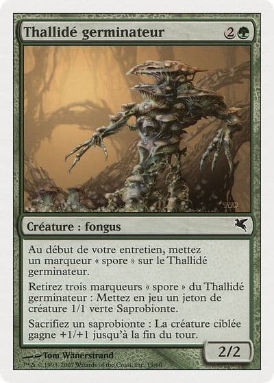 Thallid Germinator French Thallide germinateur J19 Magic Encyclopedia 2005 (Salvat/Hachette) Magic card