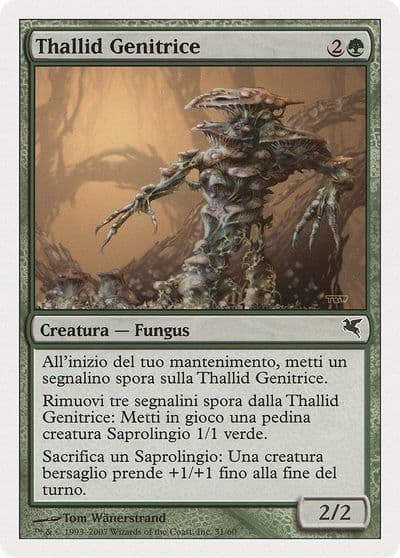 Thallid Germinator Italian Thallid Genitrice J31 Magic Encyclopedia 2005 (Salvat/Hachette) Magic card