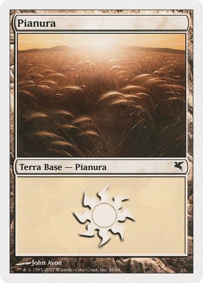 Plains Italian Pianura C56 Magic Encyclopedia 2005 (Salvat/Hachette) Magic card
