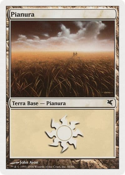 Plains Italian Pianura G56 Magic Encyclopedia 2005 (Salvat/Hachette) Magic card