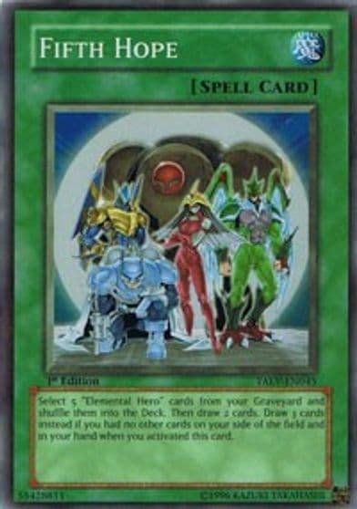Fifth Hope Tactical Evolution Yu-Gi-Oh! card
