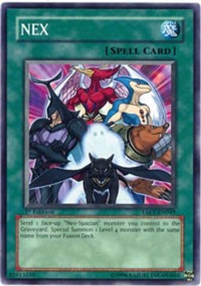 NEX Tactical Evolution Yu-Gi-Oh! card