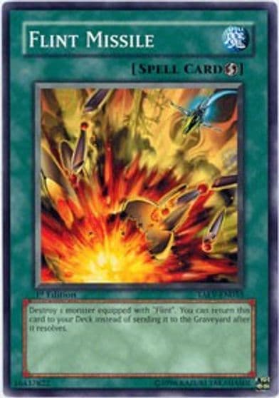 Flint Missile Tactical Evolution Yu-Gi-Oh! card