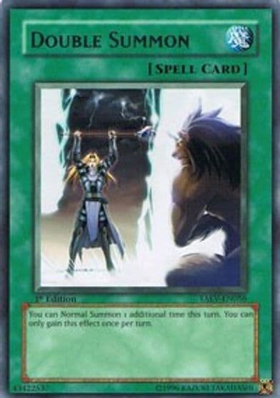 Double Summon Tactical Evolution Yu-Gi-Oh! card