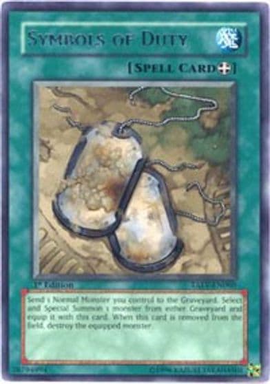 Symbols of Duty Tactical Evolution Yu-Gi-Oh! card