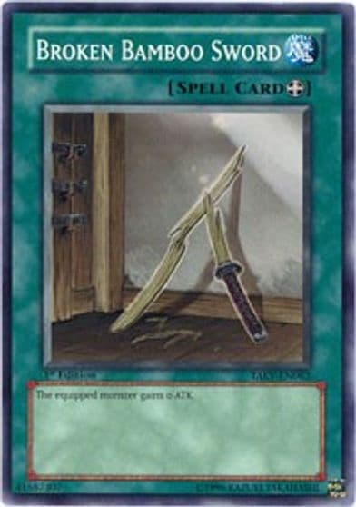 Broken Bamboo Sword Tactical Evolution Yu-Gi-Oh! card