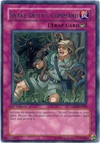 Snake Deitys Command Tactical Evolution Yu-Gi-Oh! card