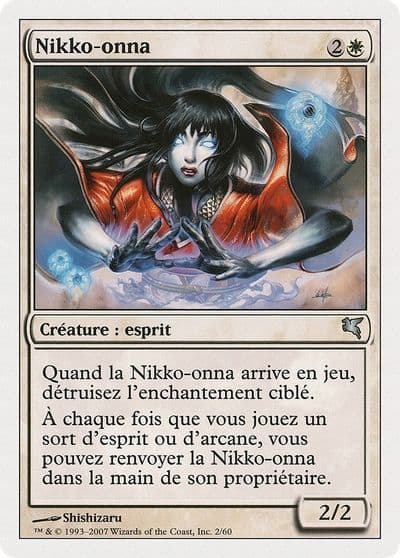 Nikko Onna French Nikko onna Magic Encyclopedia 2005 (Salvat/Hachette) Magic card