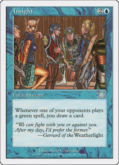 Insight Classic Sixth Edition Magic card