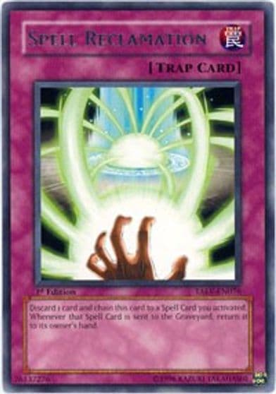 Spell Reclamation Tactical Evolution Yu-Gi-Oh! card