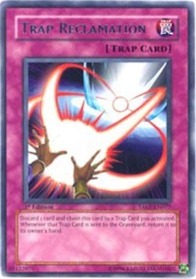 Trap Reclamation Tactical Evolution Yu-Gi-Oh! card