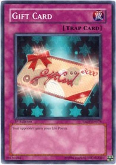 Gift Card Tactical Evolution Yu-Gi-Oh! card