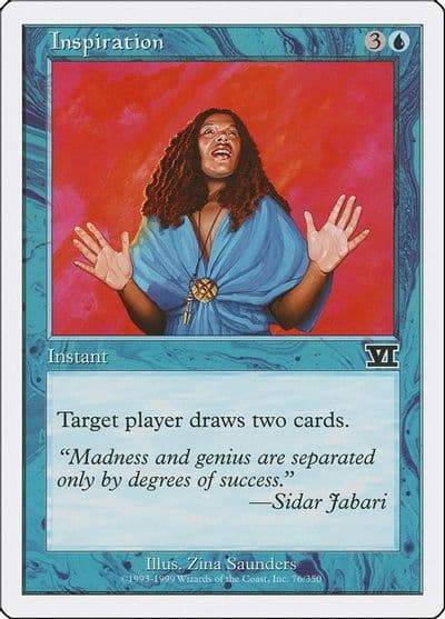Inspiration Classic Sixth Edition Magic card