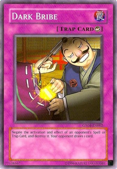 Dark Bribe GX Tag Force 2 Yu-Gi-Oh! Video Game Promotional Cards Yu-Gi-Oh! card