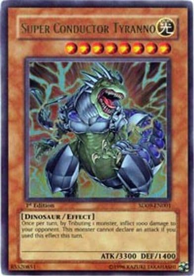 Super Conductor Tyranno Structure Deck: Dinosaur's Rage Yu-Gi-Oh! card
