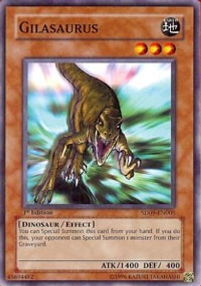 Gilasaurus Structure Deck: Dinosaur's Rage Yu-Gi-Oh! card