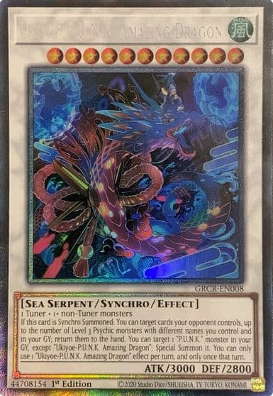 Ukiyoe PUNK Amazing Dragon CR The Grand Creators Yu-Gi-Oh! card