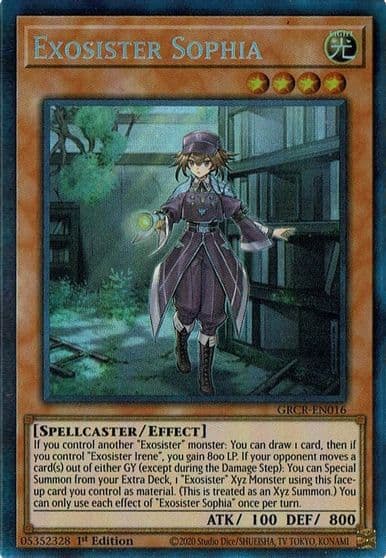 Exosister Sophia CR The Grand Creators Yu-Gi-Oh! card