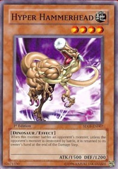 Hyper Hammerhead Structure Deck: Dinosaur's Rage Yu-Gi-Oh! card