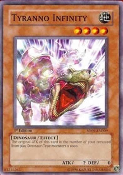 Tyranno Infinity Structure Deck: Dinosaur's Rage Yu-Gi-Oh! card