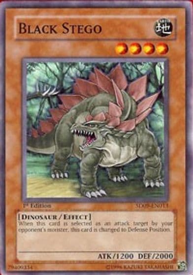 Black Stego Structure Deck: Dinosaur's Rage Yu-Gi-Oh! card