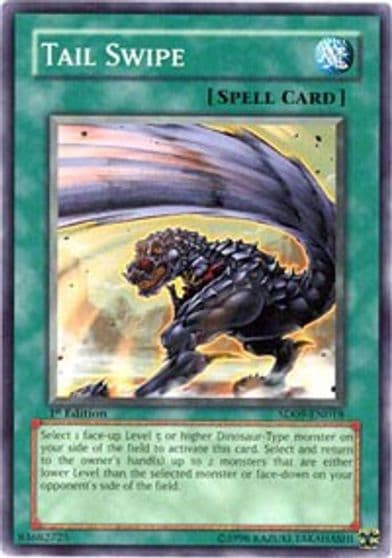 Tail Swipe Structure Deck: Dinosaur's Rage Yu-Gi-Oh! card