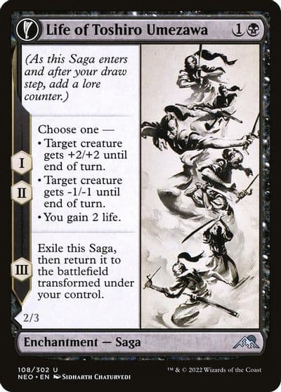Life of Toshiro Umezawa Kamigawa: Neon Dynasty Magic card
