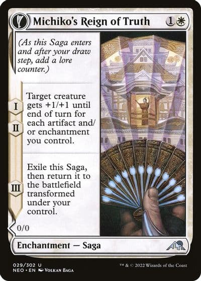Michikos Reign of Truth Kamigawa: Neon Dynasty Magic card