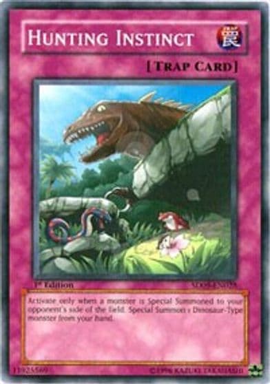 Hunting Instinct Structure Deck: Dinosaur's Rage Yu-Gi-Oh! card