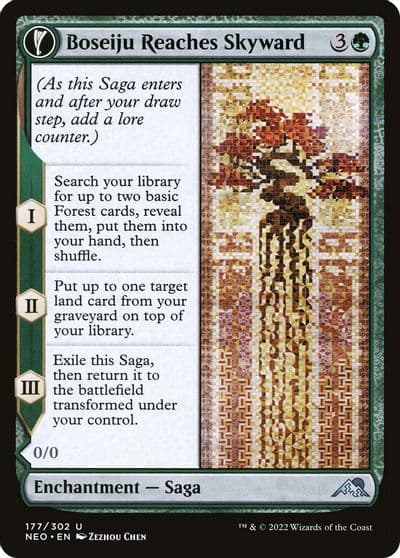 Boseiju Reaches Skyward Kamigawa: Neon Dynasty Magic card