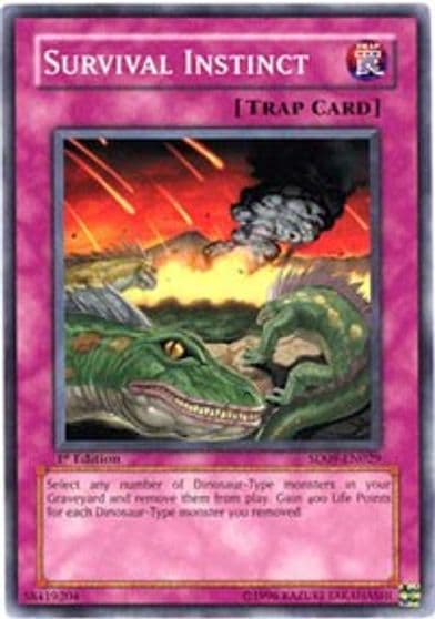 Survival Instinct Structure Deck: Dinosaur's Rage Yu-Gi-Oh! card