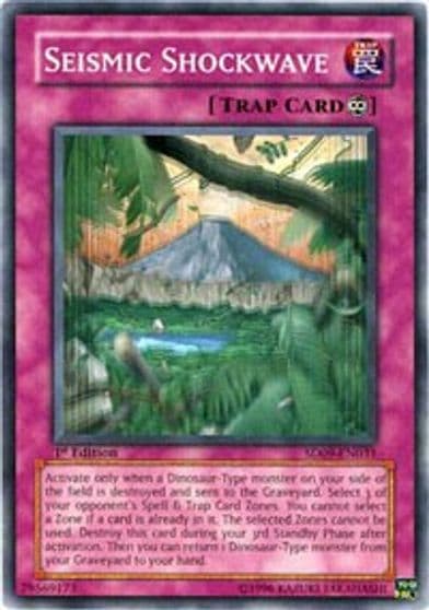Seismic Shockwave Structure Deck: Dinosaur's Rage Yu-Gi-Oh! card