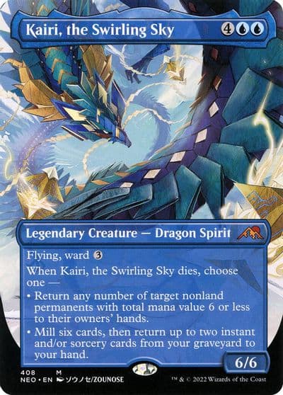 Kairi the Swirling Sky Borderless Kamigawa: Neon Dynasty Magic card