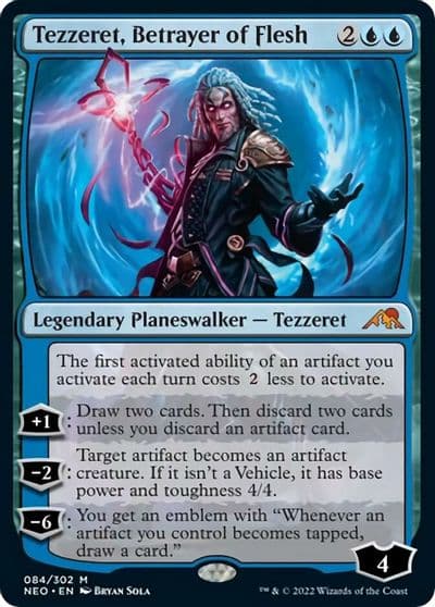 Tezzeret Betrayer of Flesh Kamigawa: Neon Dynasty Magic card