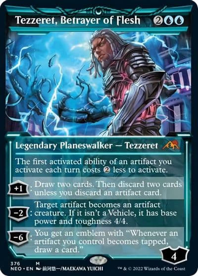 Tezzeret Betrayer of Flesh Showcase Kamigawa: Neon Dynasty Magic card