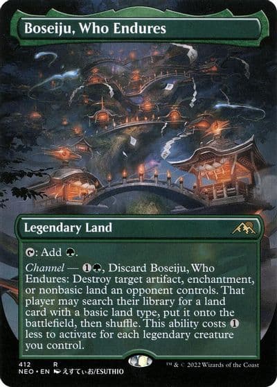 Boseiju Who Endures Borderless Kamigawa: Neon Dynasty Magic card