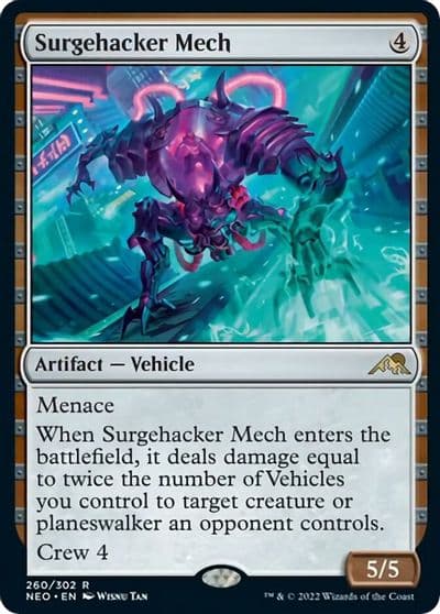 Surgehacker Mech Kamigawa: Neon Dynasty Magic card