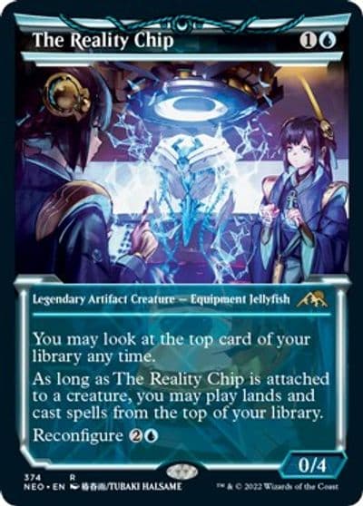 The Reality Chip Showcase Kamigawa: Neon Dynasty Magic card