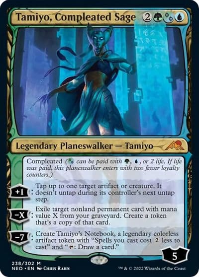Tamiyo Compleated Sage Kamigawa: Neon Dynasty Magic card
