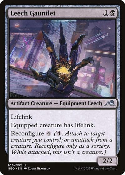 Leech Gauntlet Kamigawa: Neon Dynasty Magic card