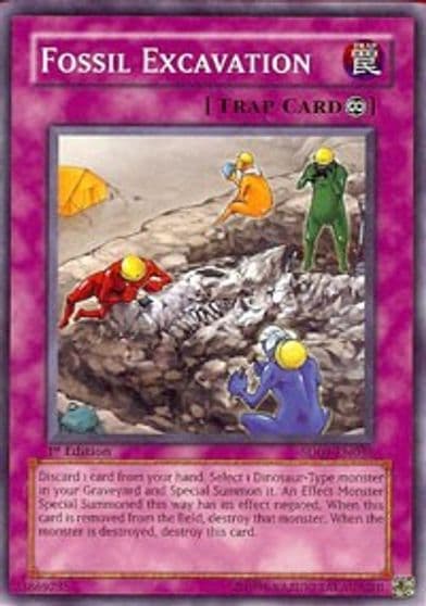 Fossil Excavation Structure Deck: Dinosaur's Rage Yu-Gi-Oh! card