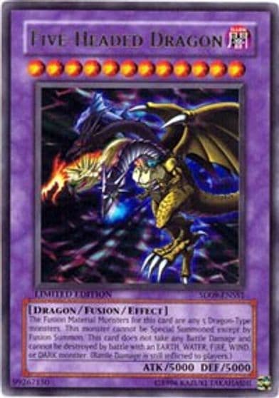 Five Headed Dragon Structure Deck: Dinosaur's Rage Yu-Gi-Oh! card