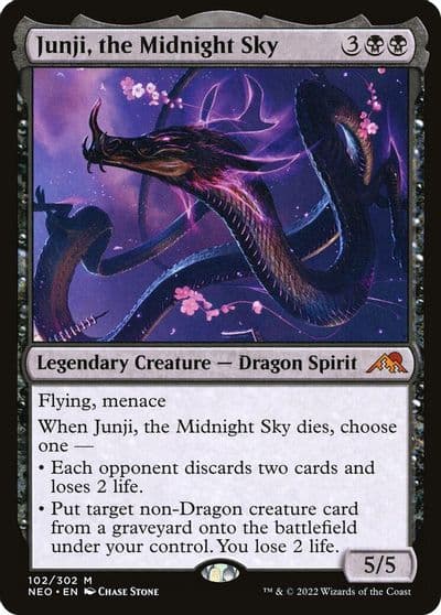 Junji the Midnight Sky Kamigawa: Neon Dynasty Magic card
