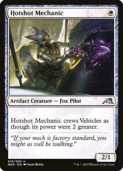 Hotshot Mechanic Kamigawa: Neon Dynasty Magic card