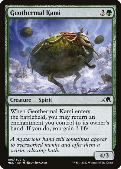 Geothermal Kami Kamigawa: Neon Dynasty Magic card