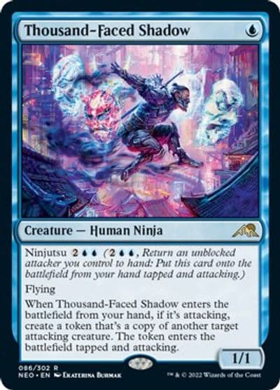 Thousand Faced Shadow Kamigawa: Neon Dynasty Magic card