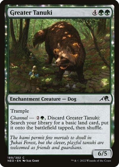Greater Tanuki Kamigawa: Neon Dynasty Magic card