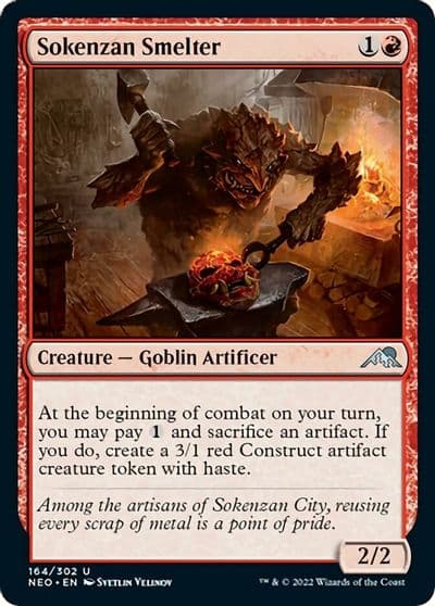Sokenzan Smelter Kamigawa: Neon Dynasty Magic card