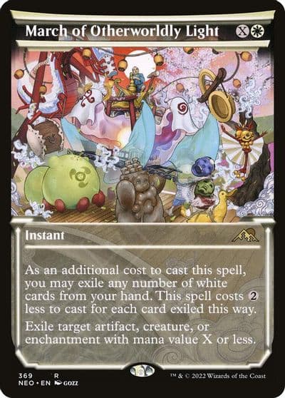 March of Otherworldly Light Showcase Kamigawa: Neon Dynasty Magic card