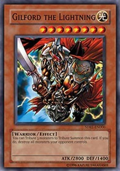 Gilford the Lightning Structure Deck: Rise of the Dragon Lords Yu-Gi-Oh! card